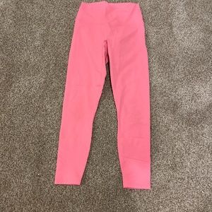 Pink strappy Fabletics leggings
